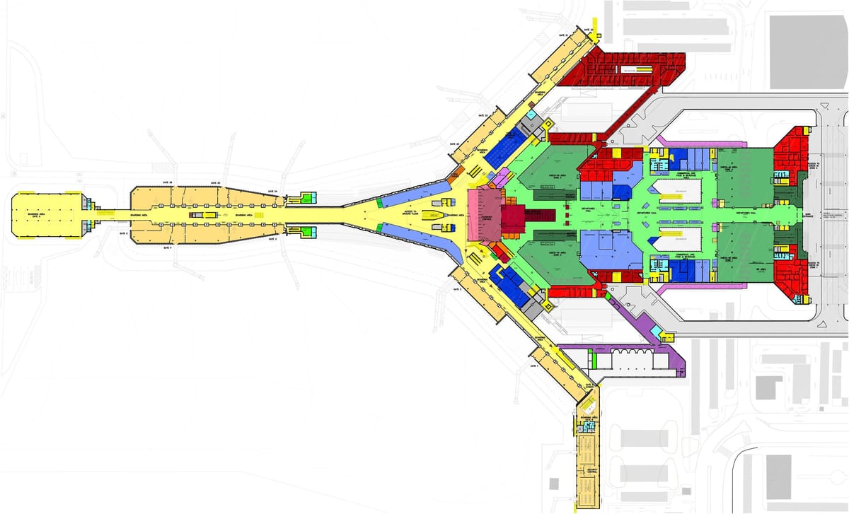 kuwait international airport mapa