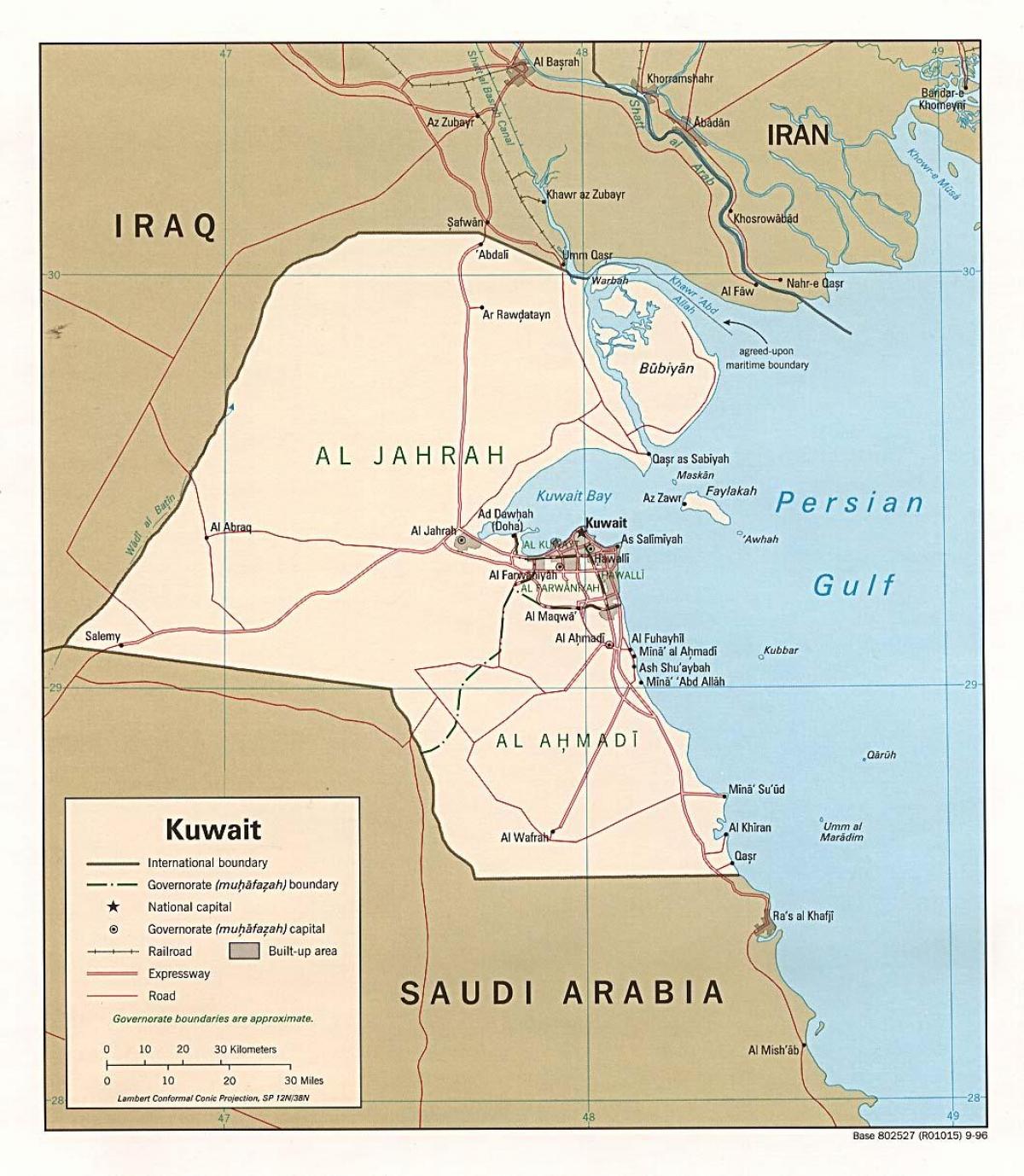 mapa ng safat kuwait