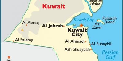 Kuwait buong mapa