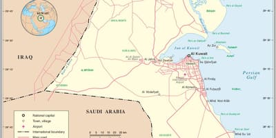 Mapa ng west mishref kuwait 